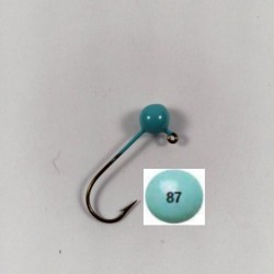 10 Pack Robins Egg Blue Painted Round Jig Heads