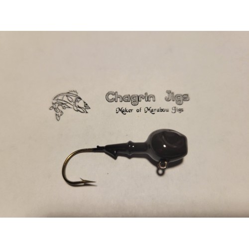 10 Pack Tree Bark Painted Walleye Jig Heads