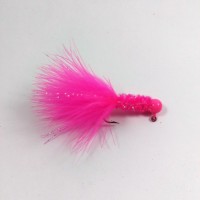 Pink Power - Pink Head, Pink Collar, Hot Pink Marabou Hand Tied Jigs